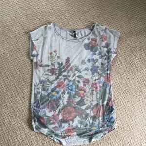 Short sleeved too with summer flowers
